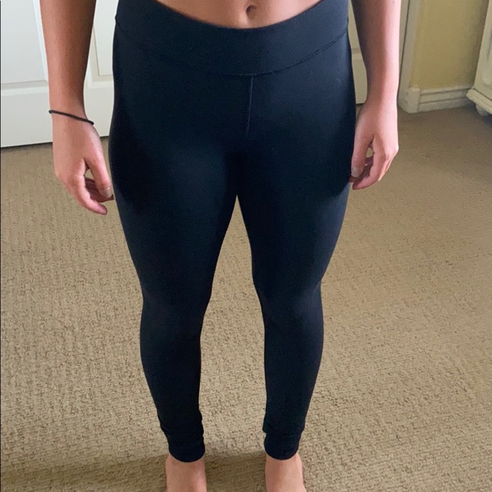 Girls Lululemon/Ivivva Black Full Length Leggings